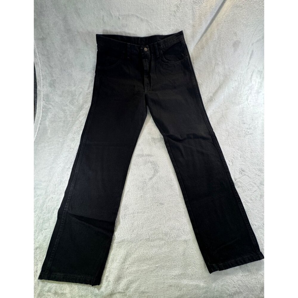 Rustler Advantage Jeans Men's 38 X 32 Black Regular Fit straight leg Denim NWT